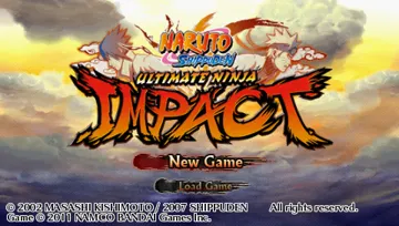 Naruto Shippuden - Ultimate Ninja Impact (EU) screen shot title